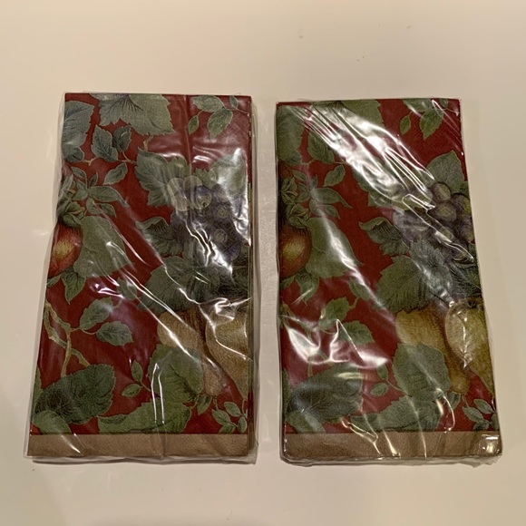 NWT GIBSON FALL DECORATIVE NAPKINS. - Picture 2 of 4